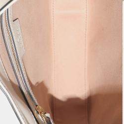 Pre Owned حقيبة كتف قفل متوسط قماش جي جي سوبريم إيبوني بيج جلد العجل مون غوتشي