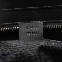 Pre Owned Gucci Black GG Supreme Tote
