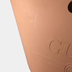 Pre Owned Gucci Rubber Oversized Logo Tote