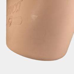 Pre Owned Gucci Rubber Oversized Logo Tote