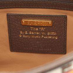 مملوكة مسبقًا Gucci Music is Mine Jackie 1961 Beige, Brown, Multicolor Canvas, Leather Hobo Bag