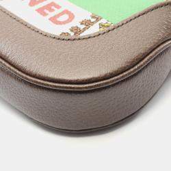 مملوكة مسبقًا Gucci Music is Mine Jackie 1961 Beige, Brown, Multicolor Canvas, Leather Hobo Bag