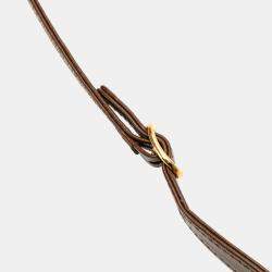 مملوكة مسبقًا Gucci Brown Mini GG Supreme Web Jackie 1961 Crossbody