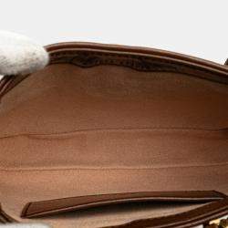 مملوكة مسبقًا Gucci Brown Mini GG Supreme Web Jackie 1961 Crossbody