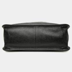 مملوكة مسبقًا Gucci Black Medium Leather Horsebit 1955 Tote