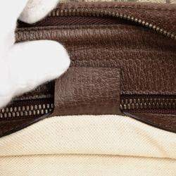 مملوكة مسبقًا Gucci Brown Medium GG Supreme Ophidia Crossbody