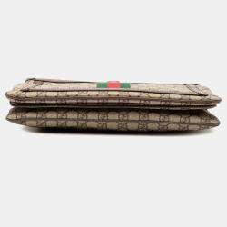 مملوكة مسبقًا Gucci Brown Medium GG Supreme Ophidia Crossbody