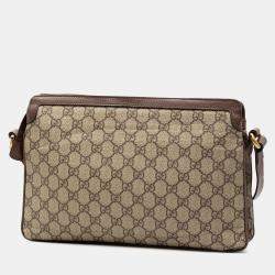 مملوكة مسبقًا Gucci Brown Medium GG Supreme Ophidia Crossbody