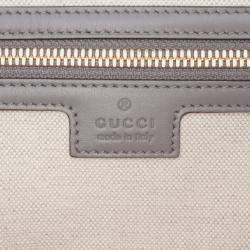 مملوكة مسبقًا Gucci Grey Medium GG Matelasse Leather Duffle Bag