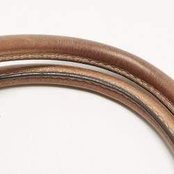 مملوكة مسبقًا Gucci Sukey Medium Beige/Bronze GG Canvas and Leather Bag