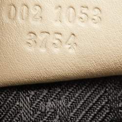 Pre Owned حقيبة يد غوتشي توت جلد بيج برباط