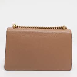 Pre Owned حقيبة كتف غوتشي جي جي مارمونت جلد بني