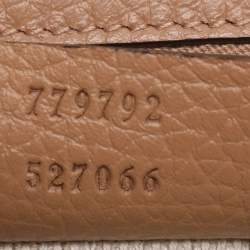 Pre Owned حقيبة كتف غوتشي جي جي مارمونت جلد بني