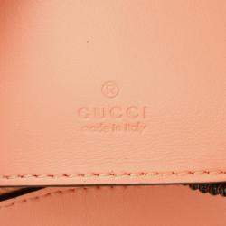 Pre Owned حقيبة نصف قمر هوبو جلد ماتيلس ورد ي صغير جي جي غوتشي مارمونت