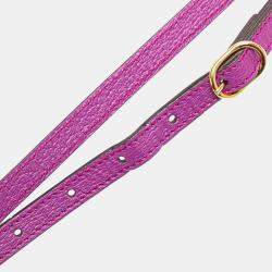 Pre Owned حقيبة غوتشي ديانا دوم بامبو جلد عجل دولار صغير أرجواني