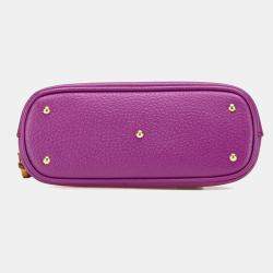 Pre Owned حقيبة غوتشي ديانا دوم بامبو جلد عجل دولار صغير أرجواني