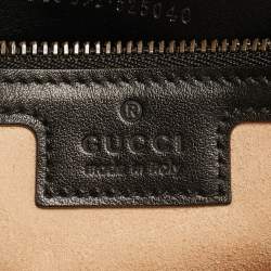 مملوكة مسبقًا Gucci GG Marmont Small Black Matelasse Leather Shoulder Bag