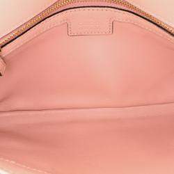 Pre Owned حقيبة غوتشي ساتشل سلسلة جلد عجل وردية