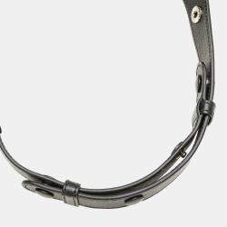 مملوكة مسبقًا حقيبة كتف غوتشي جلد أسود صغيرة بلوندي برميل