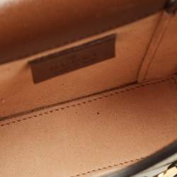 مملوكة مسب قًا Gucci Horsebit 1955 Brown/Beige GG Supreme Canvas Crossbody Bag