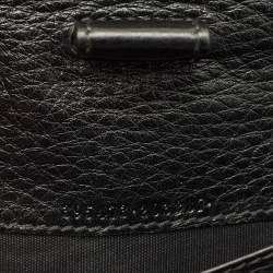 Pre Owned Gucci Soho Organizer Black Leather Double Zip Around Wallet