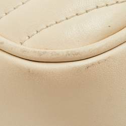 مملوكة مسبقًا حقيبة كاميرا غوتشي جلد أخضر ماتيلسه GG صغيرة