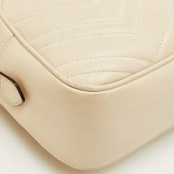 مملوكة مسبقًا حقيبة كاميرا غوتشي جلد أخضر ماتيلسه GG صغيرة