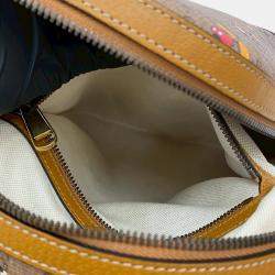Pre Owned حقيبة ظهر قبة غوتشي ديزني بني ميكي ماوس جي جي سوبرين ميكرو صغيرة