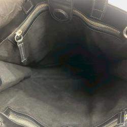 Pre Owned Gucci Brown GG Supreme Caleido Web Vertical Tote