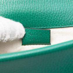 مملوكة مسبقًا Gucci Green Small Leather Dionysus Crossbody