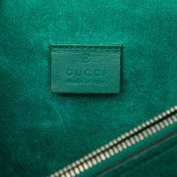 Pre Owned Gucci Brown Medium GG Supreme Embroidered Willow Hill and Butterfly Dionysus Shoulder Bag