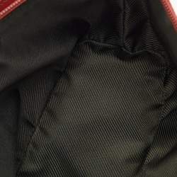 Pre Owned حقيبة قارب غوتشي قماش وتفاصيل جلدية بلون أزرق كحلي/أسود GG