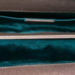 Pre Owned حقيبة كروس غوتشي سلسلة أوفيديا ويب جي جي بني صغير