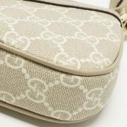 مملوكة مسبقًا Gucci Ophidia Mini Beige GG Supremes Canvas and Leather Bag