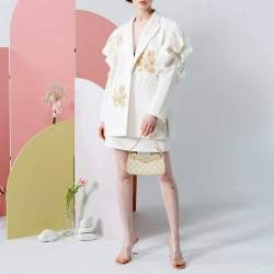 مملوكة مسبقًا Gucci Ophidia Mini Beige GG Supremes Canvas and Leather Bag