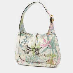 مملوكة مسبقًا Gucci Blue Small Calfskin Tiger Jackie 1961 Crossbody