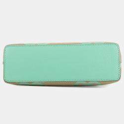 مملوكة مسبقًا حقيبة كتف غوتشي جمبو جي جي أوفيديا أخضر فاتح / بيج جلد كانفاس