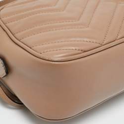 Pre Owned حقيبة كاميرا جلد ماتيلس غوتشي جي جي وردية صغيرة