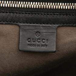 مملوكة مسبقًا Gucci Black Guccissima Backpack