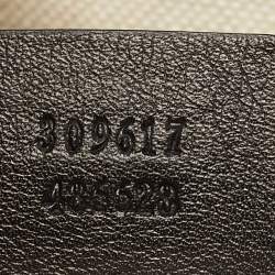 مملوكة مسبقًا Gucci Nice Black Microguccissima Patent Leather Dome Satchel