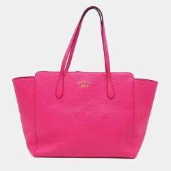 مملوكة مسبقًا Gucci Pink Leather Swing Shoulder Bag