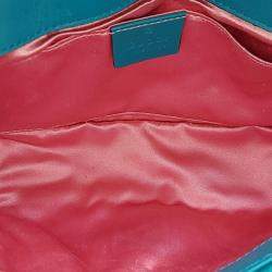 مملوكة مسبقًا Gucci Blue Velvet Velvet Matrasse Mini Shoulder Bag