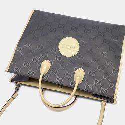 مملوكة مسبقًا Gucci Brown Nylon Off the Grid Tote Bag