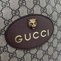 Pre Owned حقيبة ظهر غوتشي توت بيج بنية بي في سي