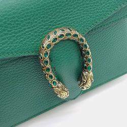 مملوكة مسبقًا حقيبة كتف وكروس بودي غوتشي ديونيسوس جلد أخضر