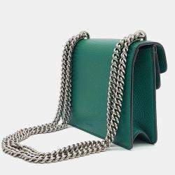 مملوكة مسبقًا حقيبة كتف وكروس بودي غوتشي ديونيسوس جلد أخضر