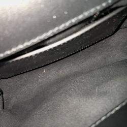 مملوكة مسبقًا Gucci Black Leather Marmont Mini Top Handle Bag