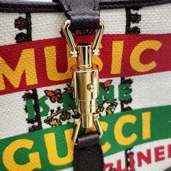 Pre Owned حقيبة هوبو صغيرة قماش متعدد الألوان جاكي 1961 من غوتشي