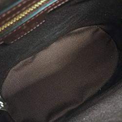 مملوكة مسبقًا Gucci Burgundy Leather Mini Bucket Shoulder Bag