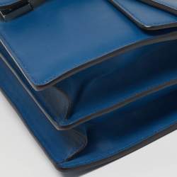 Pre Owned حقيبة كتف جلدية صغيرة زرقاء غوتشي ديونيسوس